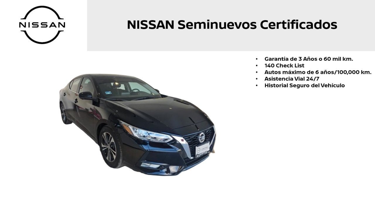 2023 Nissan Sentra ADVANCE L4 2.0L 145 CP 4 PUERTAS AUT BA AA