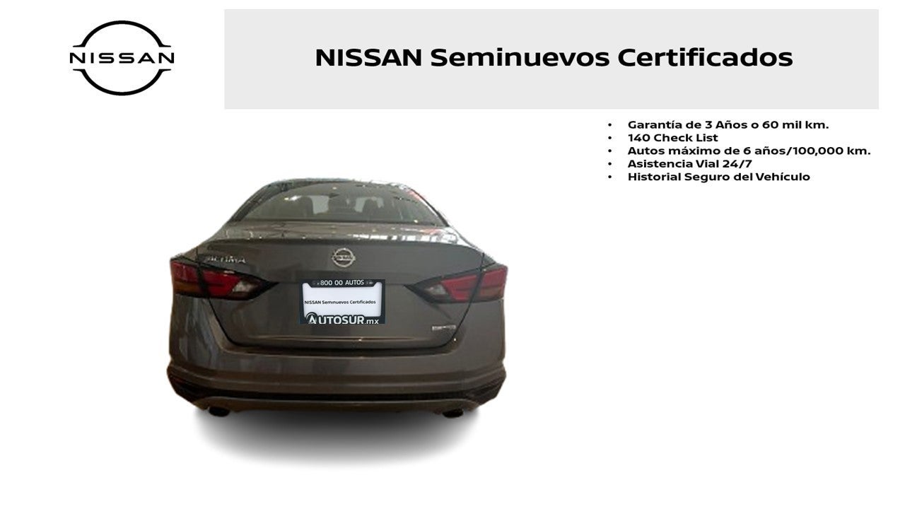 2022 Nissan Altima EXCLUSIVE, L4, 2.0T, 248 CP, 4 PUERTAS, AUT