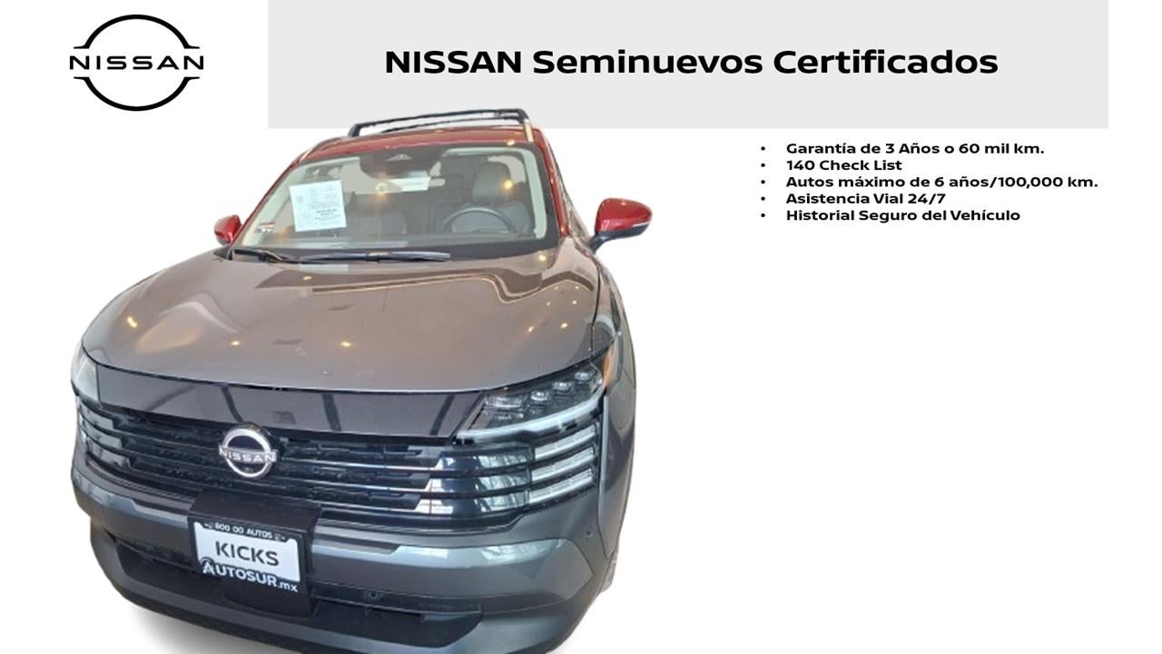 2025 Nissan Kicks PLATINUM BITONO, L4,2.0L, 142 CP, 5 PUERTAS, CVT