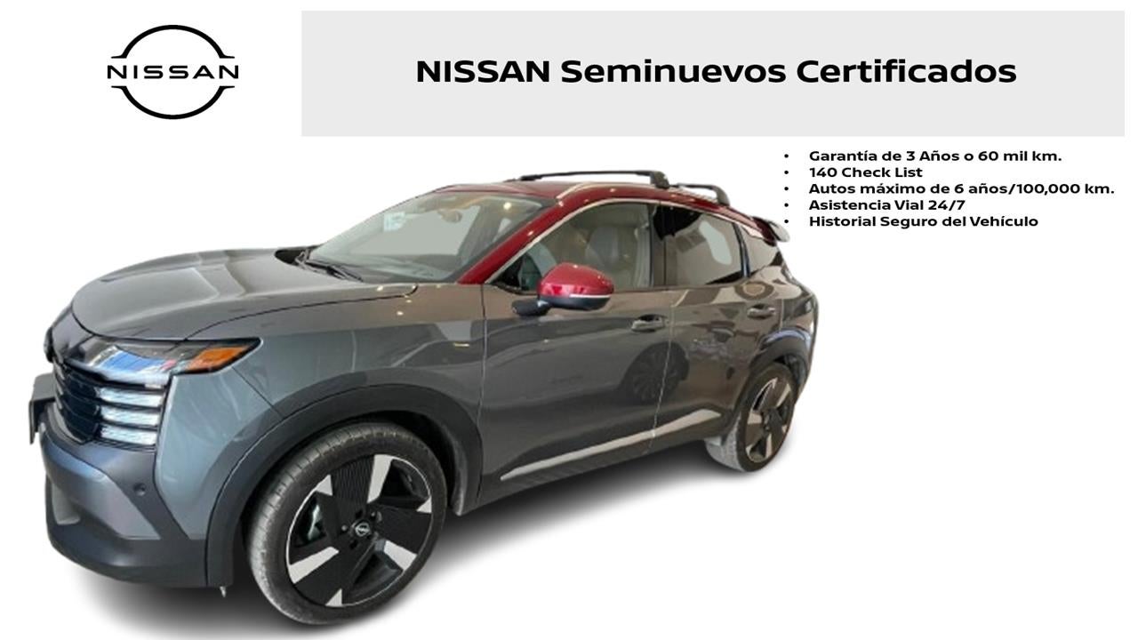 2025 Nissan Kicks PLATINUM BITONO, L4,2.0L, 142 CP, 5 PUERTAS, CVT